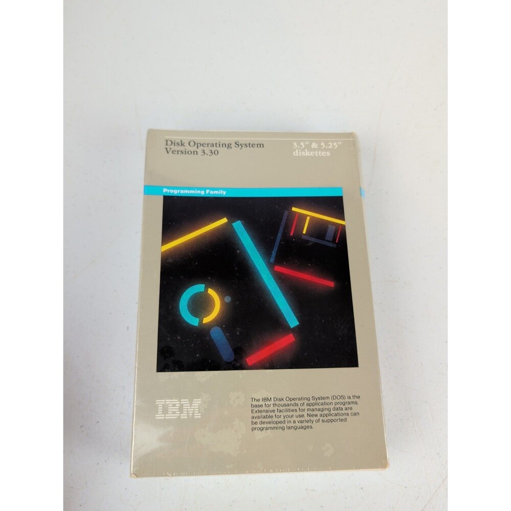 IBM Disk Operating System Version 3.30 Sealed Vintage